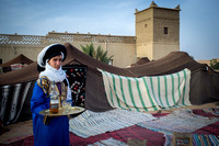 Saharan tent servant