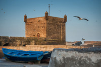 Moroccan fortress by the sea